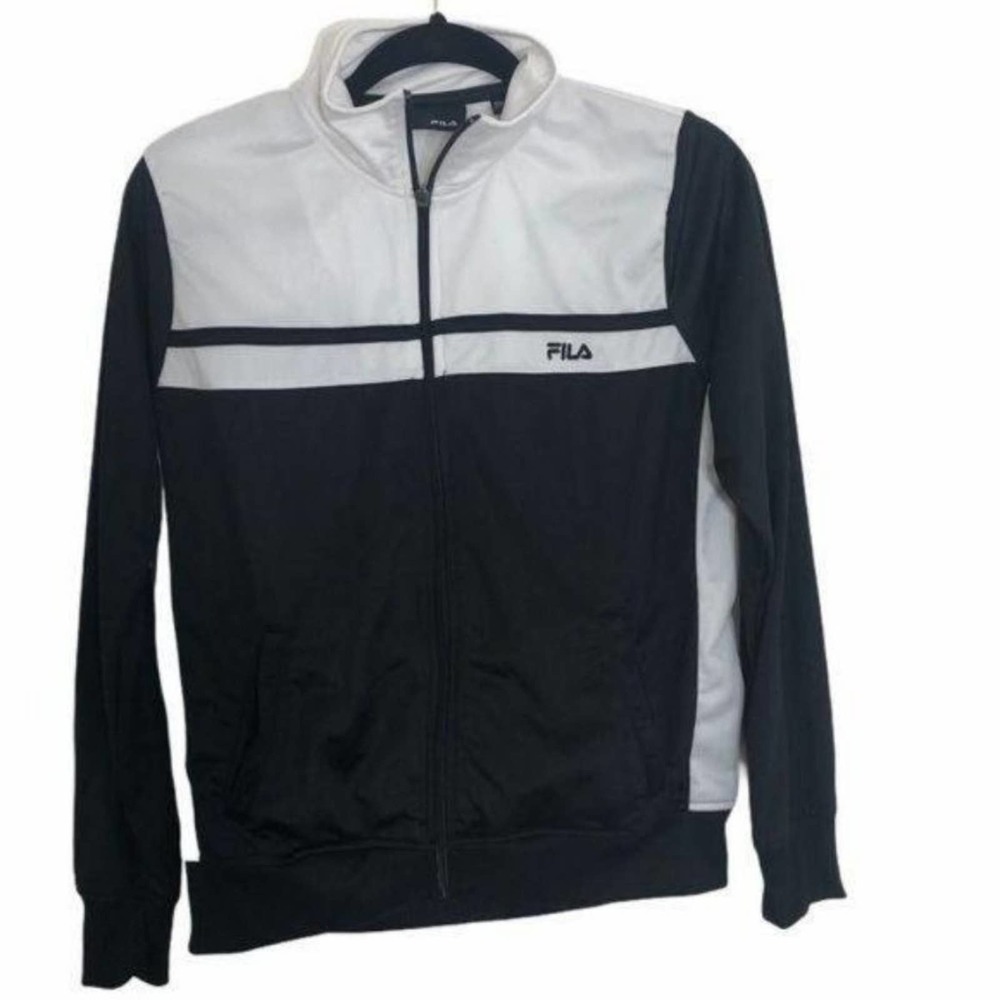 Fila Sport, Black/White Sweat Jacket Medium